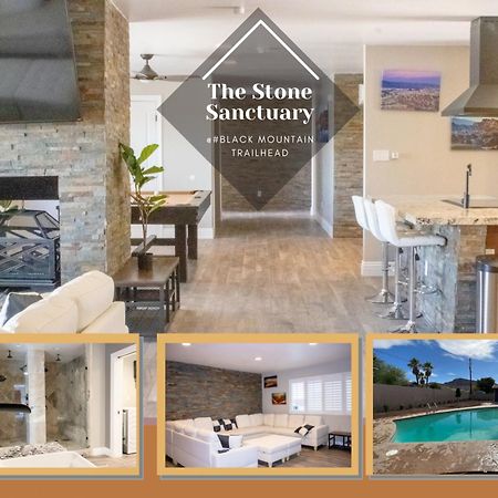 Lux Private Home - Pool, Billiards, 8 Smart Tvs, Board Games, Cotton Bedding - The Stone Sanctuary At Mccullough Hills Trailhead Las Vegas Kültér fotó